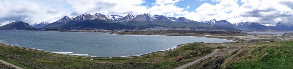 Panorama van Ushuaia