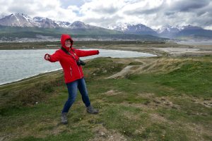 Het stormt bij Ushuaia