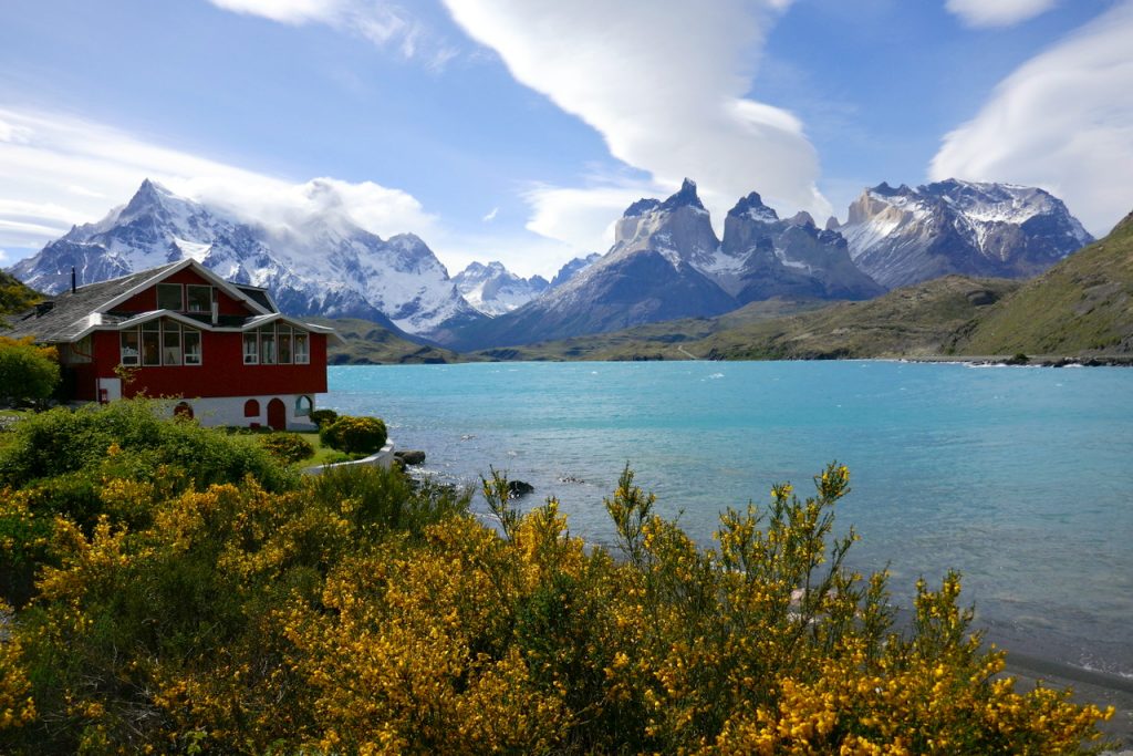 Uitzicht vanuit onze lunchplek