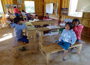 De privé gestichte school.